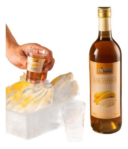 Cachaça Bananinha- 750ml - Di Minas