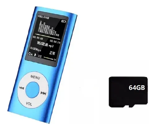 Mp3 Mp4 Player Multimídia Stereo Rádio Fm +cartao 64gb F Menor preço em Mp3 Mp4 Player Multimídia Stereo Rádio Fm +cartao 64gb F