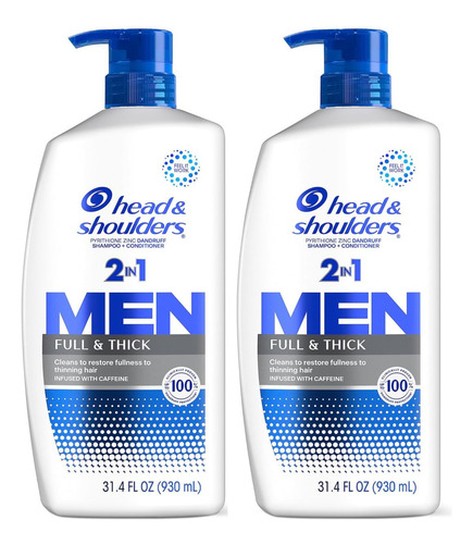 ChampĂș Y Acondicionador Anticaspa 2 En 1 De Head & Shoulders