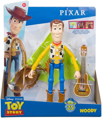 Imagen 5 de 5 de Toy Story Disney Pixar 4 Woody Y Guitarra 25 Aniversario