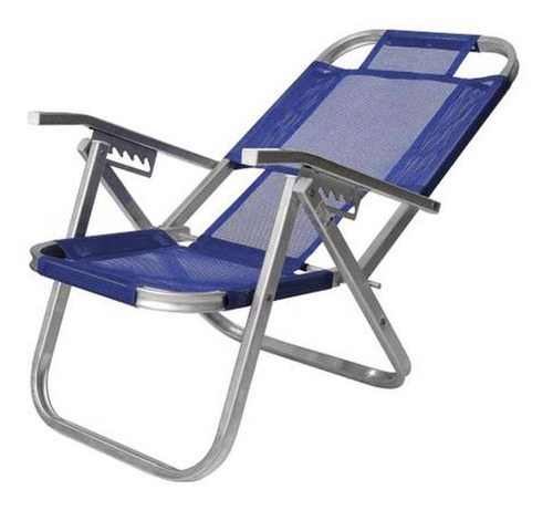 Cadeira Reclinável Ipanema Azul Royal - Botafogo - Cad0328