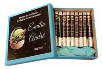 Comprar 50 Chocolates Puros Nacimiento Personalizados + Osito Toalla