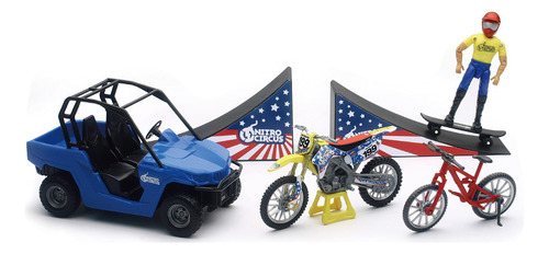 New-ray Juguetes Nitro Circus 9 Piezas