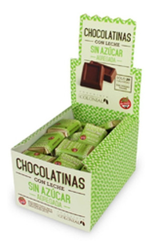 Chocolatinas Colonial Sin Azucar 5g Pack 20un La Golosineria