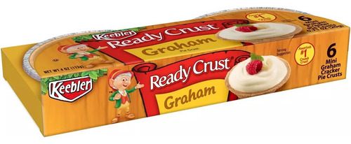 Bases Para Pay Mini Graham Pie Ready Crust Keebler 6 Pzas