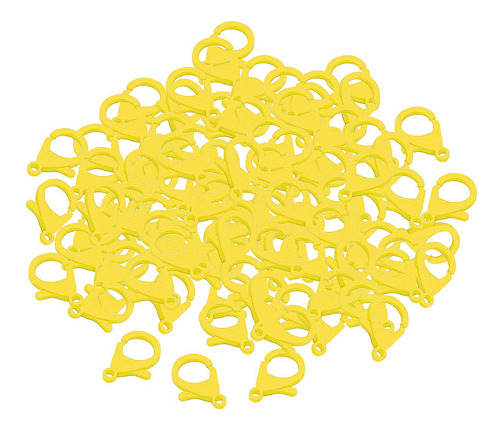 Clips De Encaixe De Plástico 100pcs Ganchos Da Amarelo