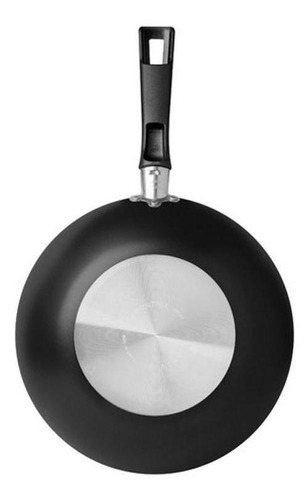 Sartén Tramontina Loreto de aluminio de 28 cm de profundidad con revestimiento antiadherente de grafito, 3,3 L