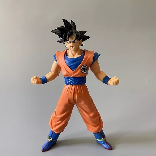 Anime dragon ball z son goku figura de ação cabelo azul goku pvc