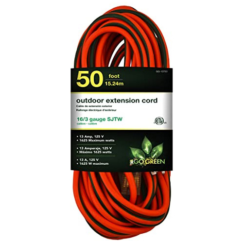 Gg13750 Gogreen Power Gg-13750-16/3 Sjtw Cable De Exten...