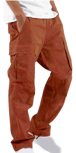 Pantalones Tipo Cargo De Fitness Para Hombre, De Tipo Liso,