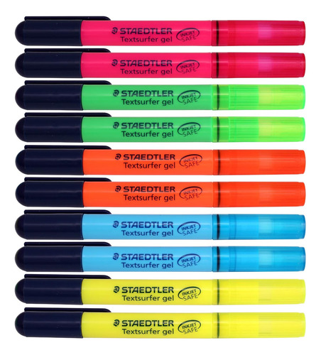 Staedtler Textsurfer Gel 264 Mezcla De Colores - Paquete De 