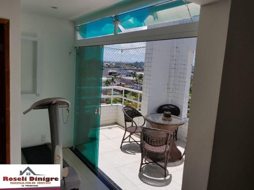 Imagem 10 de 18 de Apartamento Cobertura Com 3 Suites A Venda Em Pitangueiras Lauro De Freitas Grande Salvador - 157a3cob - 34588222