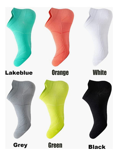 6 Pares De Calcetines De Compresión Deportivos De Corte
