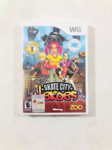 Jogo Skate City Heroes Lacrado E Original Para Nintendo Wii em