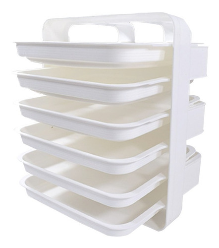 Organizador Con 6 Bandejas Multicapas Multifuncional Cocina