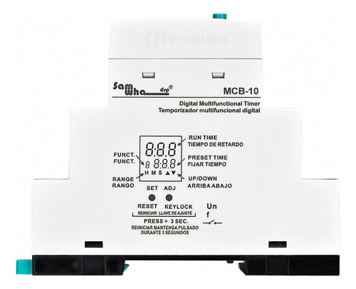 Relé De Tiempo Con Control De Señales 220vac/24vac-dc