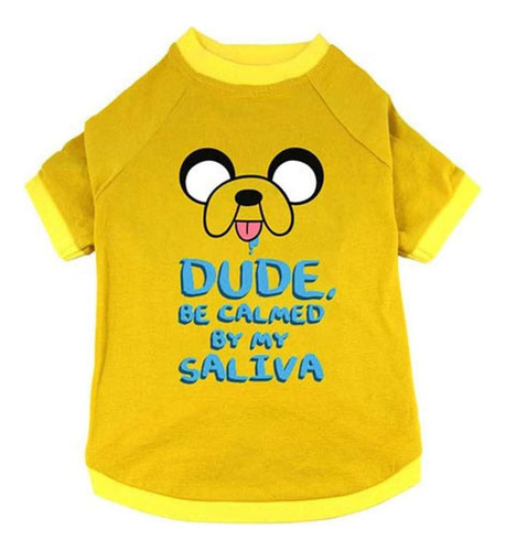 Tiempo De Aventura Jake Saliva Pet Camiseta: X-large