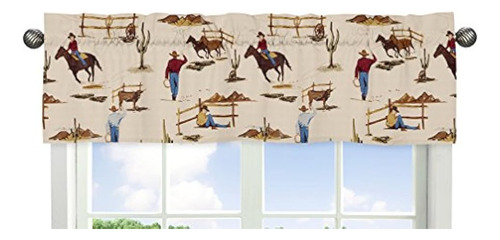 Cenefa De Ventana Colección Wild West Cowboy Western