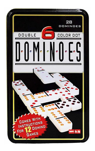 Domino Juego Chancho Caja Metalica Juegos