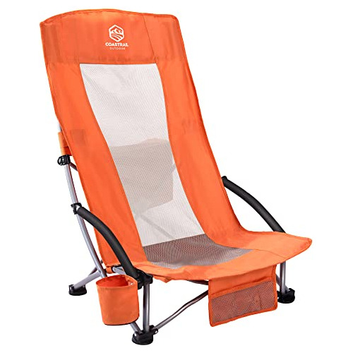 Coastrail Outdoor Silla De Playa Plegable De Malla Con Respa