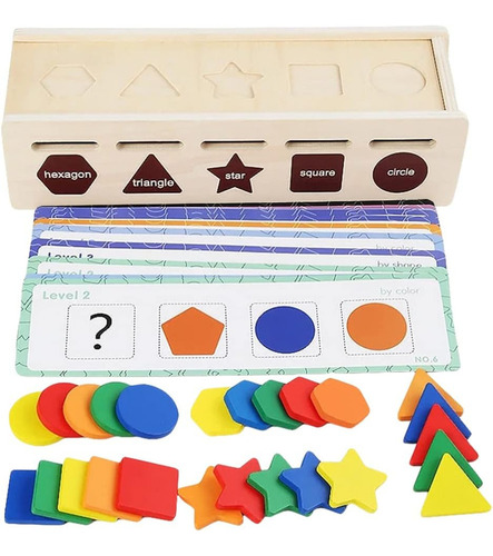 S Rompecabezas Montessori Con Forma De Madera, Juego De