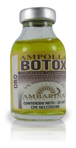 Ampolla Capilar Botox Oro 25ml Ambarina - mL a $920