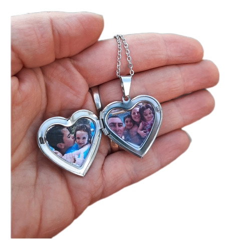 Relicarios Corazón Personalizados Con Fotos En Resina!!!