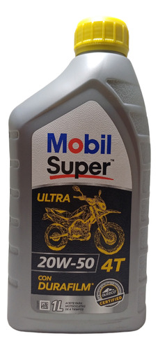 Aceite Mobil 20w50 Super 4t Con Durafilm Original 