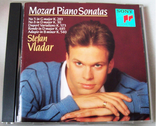 Mozart Piano Sonatas Stefan Vladar Cd Sony (h)