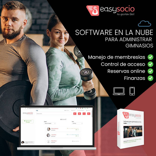 Software Para Gimnasios En La Nube Easysocio