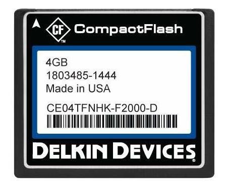 Dispositivo Delkin Memoria Flash Compacto Slc 4 Gb