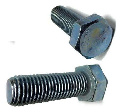 Tornillo Hexagonal Chapado Zinc Grado Kit Metrico Tapa