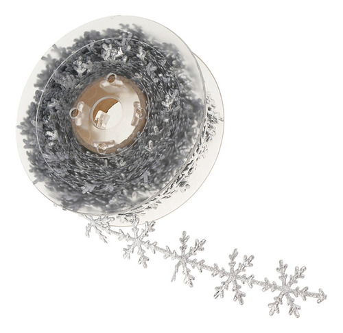 W 10m Copo De Nieve Decoraciones Navideñas Invierno Festival