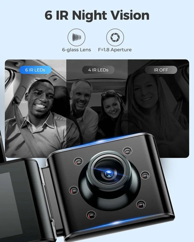 M550 Pro 3 Lentes Gps Wifi 4k Car Recorder