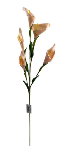 Ramo De Flores Artificiales Calas Decoración Hogar 70cm