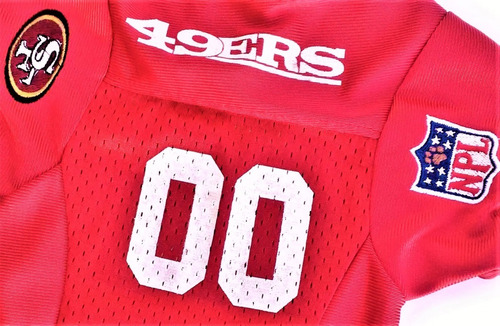 Jersey Nfl 49ers T2 Para Perro Fútbol Americano San Fracisco