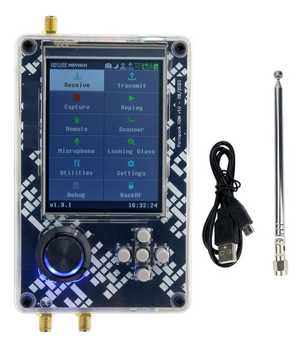 Portapack H2m Ensamblado Con Cuatro Hackrf One R9 V2.2.0 Sdr
