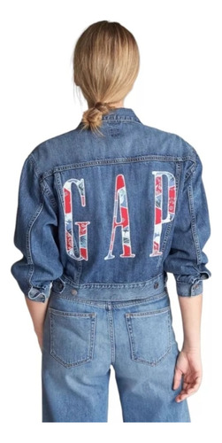 Campera Jean Mujer Gap Nuevo Y Original Talle M 