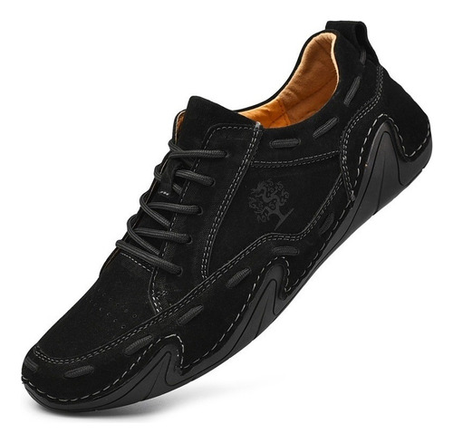 Zapatos Casual Para Hombre De Ante Italianas Hechas A Mano A