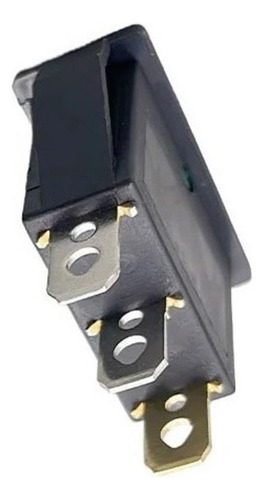 X20 Llave Tecla On-off Kcd3 Rocker 16a Neon Verde Rectangulo