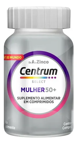 Multivitamínico para Idosas Centrum Mulher Select 50 + 60 Comprim...