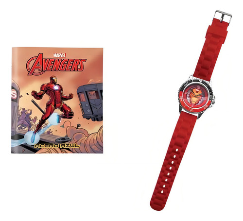 Clarín Colección Marvel Set 7 De 3 Relojes
