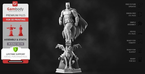  Archivo Stl Impresión 3d - Batman Dawn Of Justice