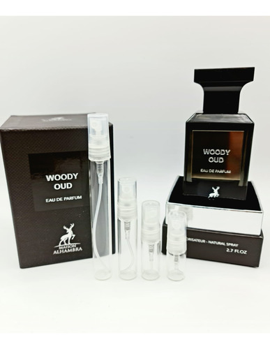 5 Ml En Decant De Woody Oud De Maison Alhambra Perfume 