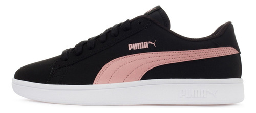 Tenis Puma Smash V2 Buck - 365160-18 - Negro - Mujer