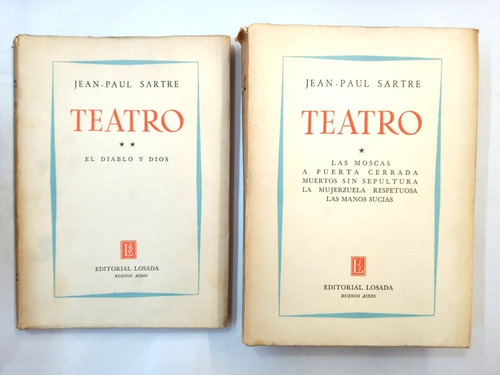 Teatro Jean Paul Sartre 2tomos Losada