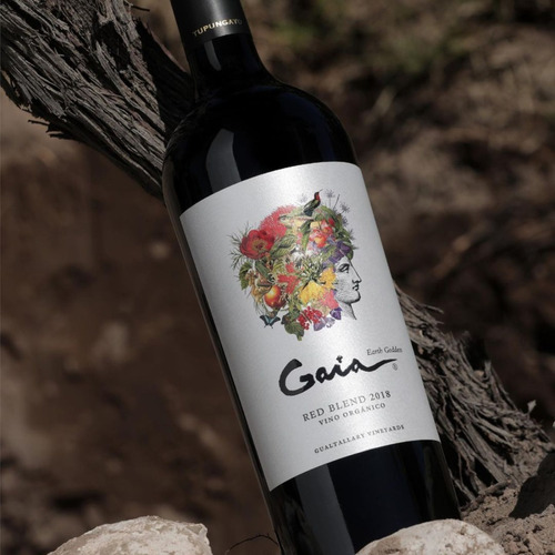 Imagen 3 de 10 de Vino Gaia Red Blend Caja X 6 X 750ml.