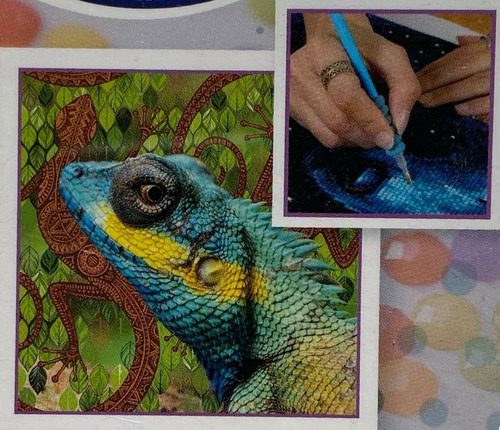 Pinta Con Diamantes 30x30cm Manualidades - Colour Lizard