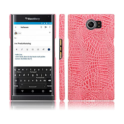 Funda Para Blackberry Priv Rosa Premium Pu Leather-02