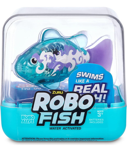 Robo Fish Zurus Original Color Azul Aqua 